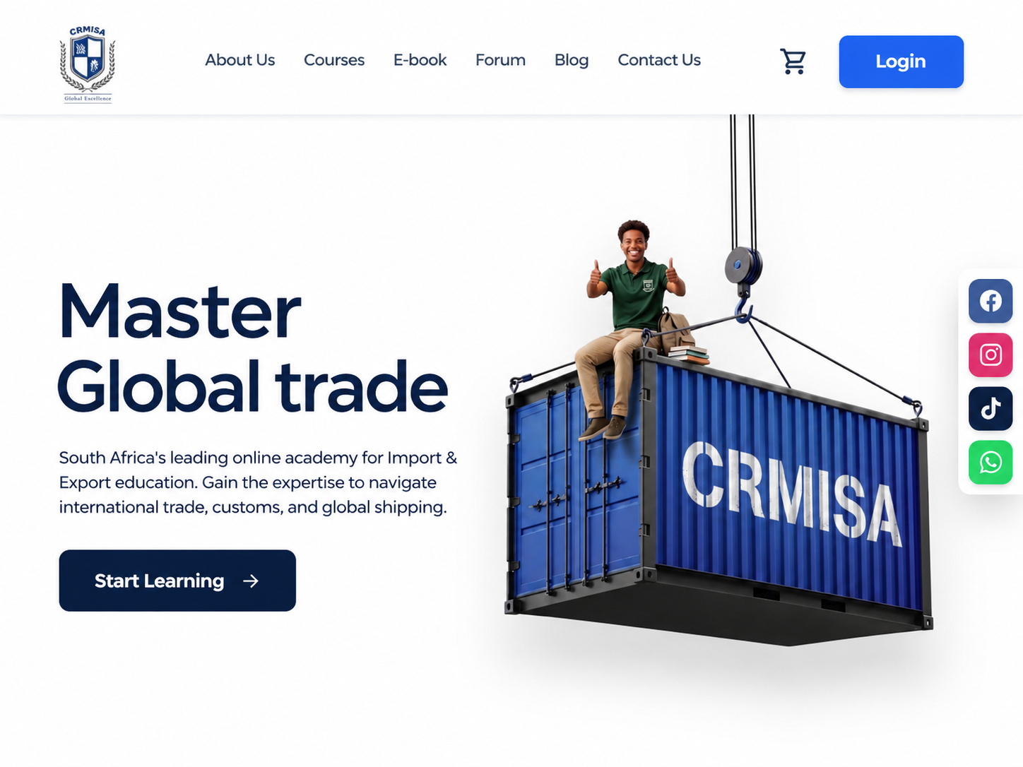 Responsive professional business website example
